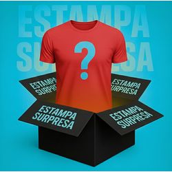 Camiseta Única Surpresa ? 100% Algodão - Gola Redo... - Camiseta Surpresa