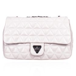 Bolsa Nina Couro Off White - CAMPEZZO