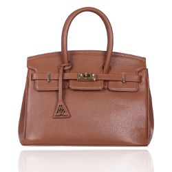 Bolsa Meryl Couro Camel - CAMPEZZO