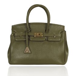 Bolsa Meryl Couro Militar - CAMPEZZO