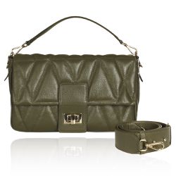 Bolsa Carrie Couro Militar - CAMPEZZO