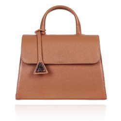 Bolsa Audrey Couro Nude - CAMPEZZO