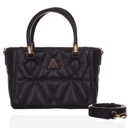 Bolsa Queen Petit Couro Preto - CAMPEZZO