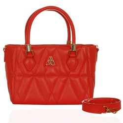 Bolsa Queen Petit Couro Red Alert - CAMPEZZO