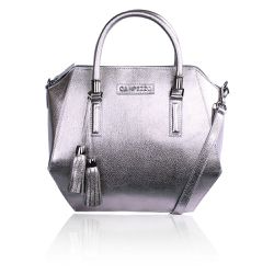 Bolsa Lady Couro Grafite - CAMPEZZO