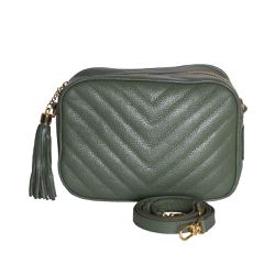 Bolsa Lobby Couro Militar - CAMPEZZO