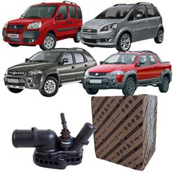 Válvula Termostática Com Sensor Doblo Grand Siena ... - Campos Autopeças