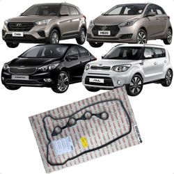 Junta Tampa Vávulas Cerato Hb20 Creta Soul 1.6 16v... - Campos Autopeças