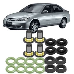 Kit Reparo Bico Injetor Civic 1.7 16v 2001 2002 20... - Campos Autopeças