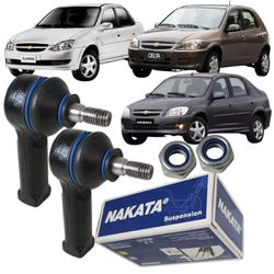 Par Terminal Direção Corsa Classic Celta Prisma Na... - Campos Autopeças