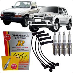 Kit Jogo Cabos E Velas Ignição Ranger 2.3 16v Gaso... - Campos Autopeças