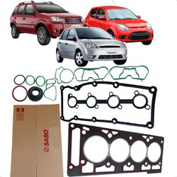 Jogo Junta Superior Cabeçote Ecosport Fiesta Ka Co... - Campos Autopeças