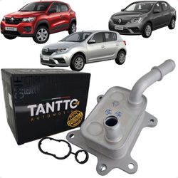 Trocador Calor Resfriador Óleo Kwid Logan Sandero ... - Campos Autopeças