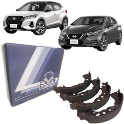 Jogo Sapatas Lonas Freio Traseiro Kicks Versa SYL ... - Campos Autopeças