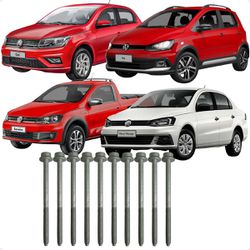 Jogo Parafusos Cabeçote Gol G3 G4 G5 G6 Fox Saveir... - Campos Autopeças