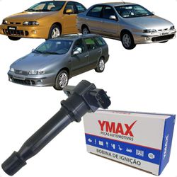Bobina Ignição Brava Marea 1.8 16v Gasolina 1998 a... - Campos Autopeças