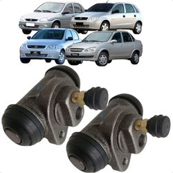 Par Cilindro Burrinho Roda Freio Traseiro Corsa Cl... - Campos Autopeças