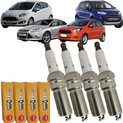 Jogo Velas Ignição Ecosport New Fiesta Focus Ka 1.... - Campos Autopeças