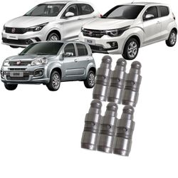 Jogo Tucho Válvula Motor Argo Mobi Uno 1.0 6v 3cil... - Campos Autopeças