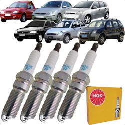 Jogo Velas NGK Motor Zetec Rocam 1.6 8v Gasolina o... - Campos Autopeças