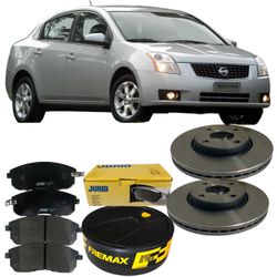 Kit Disco Pastilha Freio Dianteiro Sentra 2.0 2007... - Campos Autopeças