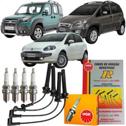 Jogo Cabo E Vela Doblo Idea Palio Weekend Punto St... - Campos Autopeças