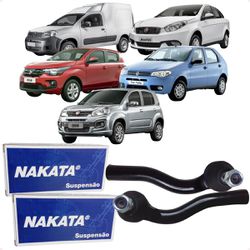 Par Terminal De Direção Fiorino Siena Mobi Palio U... - Campos Autopeças