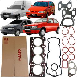 Jogo Junta Superior Cabeçote Palio Siena Fiorino U... - Campos Autopeças