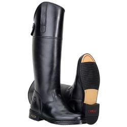 Bota Hípica Montaria Masculina Feminina Em Couro Nobre Preto - 1010-pt... - CAPELLI BOOTS