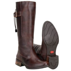 Bota Feminina Montaria Com Ajuste Em Elástico Couro Café - 3038-cafe - CAPELLI BOOTS