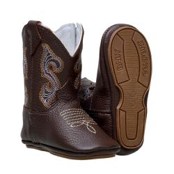 Bota Bebê Country Em Couro Legítimo - Baby-cafe - CAPELLI BOOTS