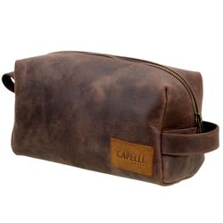 Necessaire Unissex Em Couro Legítimo De Alta Qualidade - NC-cafe - CAPELLI BOOTS