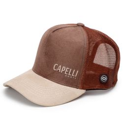 Bonés Personalizados Capelli Boots Bege Com Marrom - bone-bg-marrom - CAPELLI BOOTS