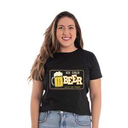 Camiseta Baby Look Beer - CAPITÃO PIRATA