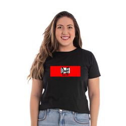 Camiseta Baby Look Open Beer - Estampada Duff Pequ... - CAPITÃO PIRATA