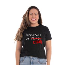 Camiseta Baby Look Open Beer - Frase Procura-se Um... - CAPITÃO PIRATA