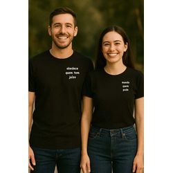 Kit com 2 Camisetas Dia dos Namorados - CAPITÃO PIRATA