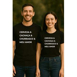 Kit com 2 Camisetas Dia dos Namorados - CAPITÃO PIRATA