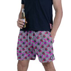 Beermuda Cinza Garrafa Rosa - CAPITÃO PIRATA