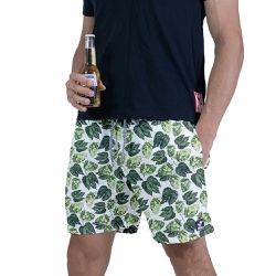 Beermuda Branco Plantas - CAPITÃO PIRATA