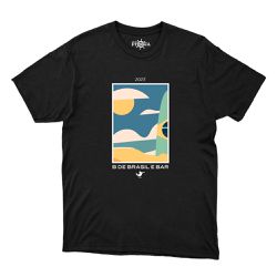 Camiseta Estampa b De Brasil e Bar - CAPITÃO PIRATA