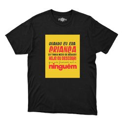 Camiseta Quando Eu Era Criança - CAPITÃO PIRATA