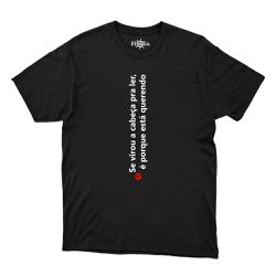 Camiseta Se Virou a Cabeça Pra Ler - CAPITÃO PIRATA