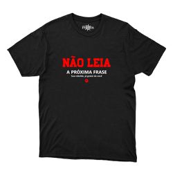 Camiseta Não Leia a Próxima Frase - CAPITÃO PIRATA