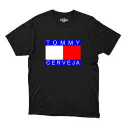 Camiseta Frases Tommy Cerveja Masculina com Abrido... - CAPITÃO PIRATA