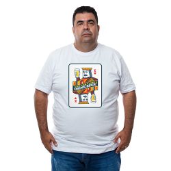 Camiseta Plus Size - Estampa Rei De Copas Beer. - ... - CAPITÃO PIRATA