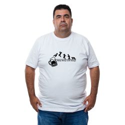 Camiseta Plus Size - Desenho De Segunda a Sexta! -... - CAPITÃO PIRATA