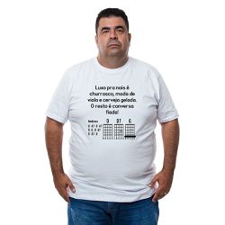 Camiseta Plus Size - Musica Luxo Pra Nois É. - CAM... - CAPITÃO PIRATA