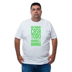 Camiseta Plus Size - Musica Na Minha Casa Todumund... - CAPITÃO PIRATA