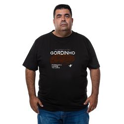 Camiseta Plus Size - Frase Valorize Teu Gordinho. - CAPITÃO PIRATA